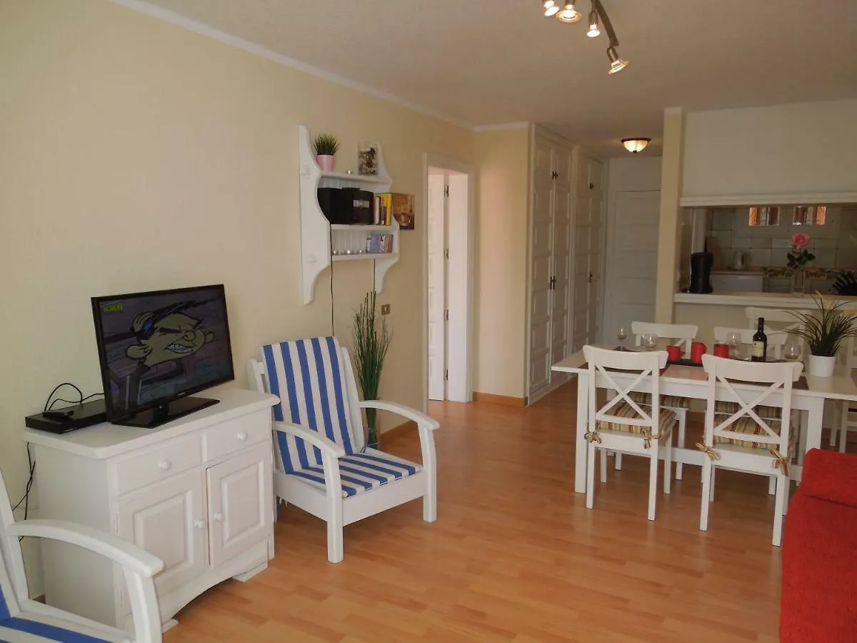 Apartment Vistasol, Beach Front With Heated Pool In Parque Santiago 2, Wifi Playa de las Americas  Spain